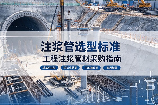 青龙注浆管选型标准