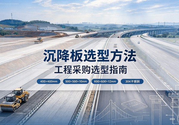 青龙沉降板选择方法